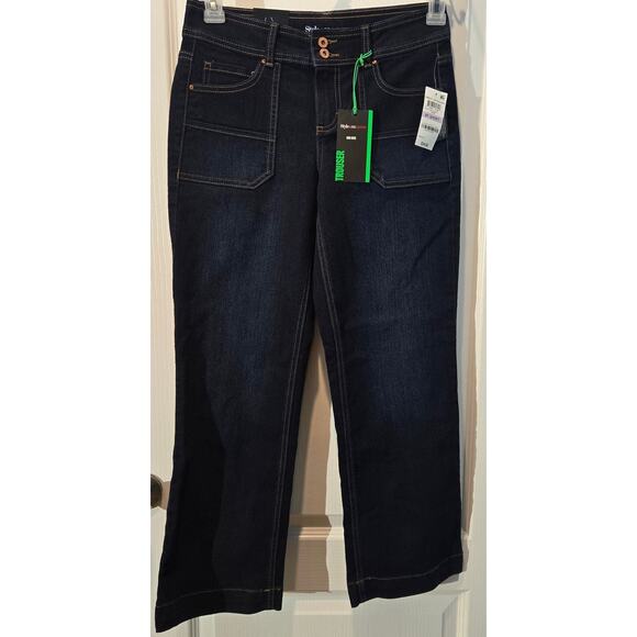 NWT Style & Co Trouser jean Mid Rise 6P petite - Picture 1 of 5